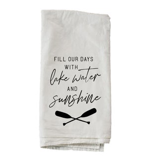 Lake Water And Sunshine Towel